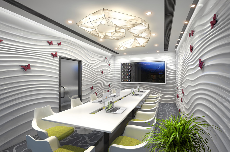 辦公室天花板裝飾的方法有哪些？開敞式辦公室吊燈裝飾如