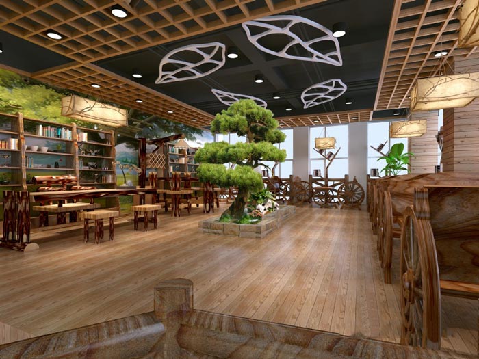 中式辦公室裝修，古樸典雅不過時(shí)！