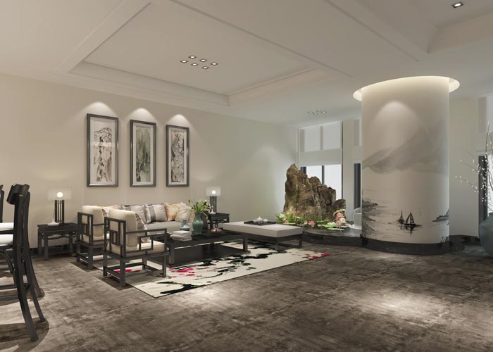 中式風格辦公室裝修，展現(xiàn)獨特的東方美感